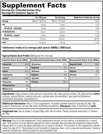 Stacker2 100% Whey - 454 g Stracciatella