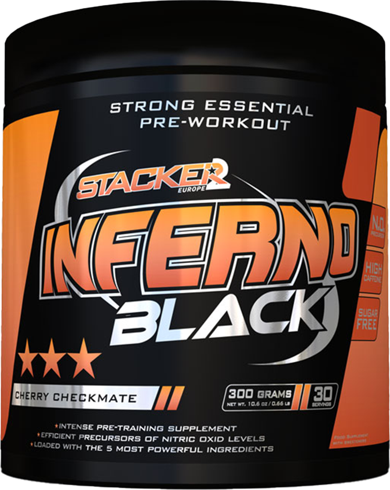 Stacker2 Inferno Black - 300 g Cherry Checkmate