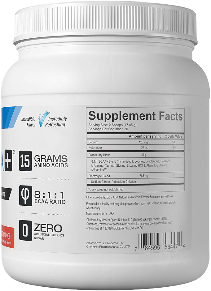 Modern BCAA+ - 535 g Fruit Punch