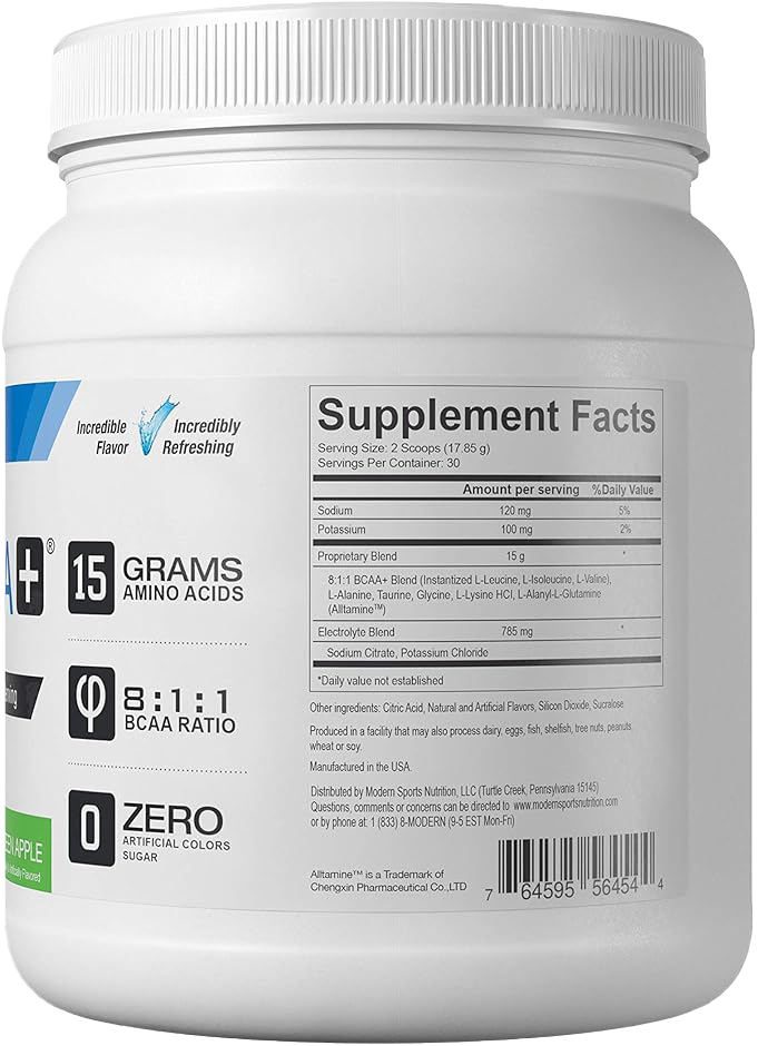 Modern BCAA+ - 535 g Green Apple