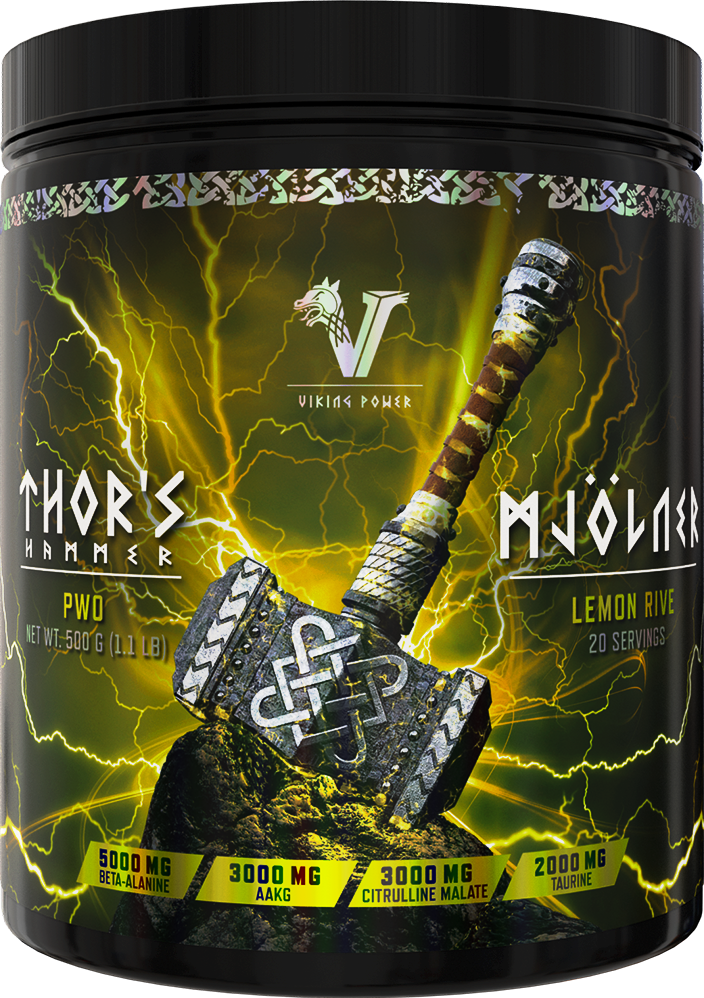 Viking Power Thor's Hammer Pre-workout - 500 g Lemon Rive